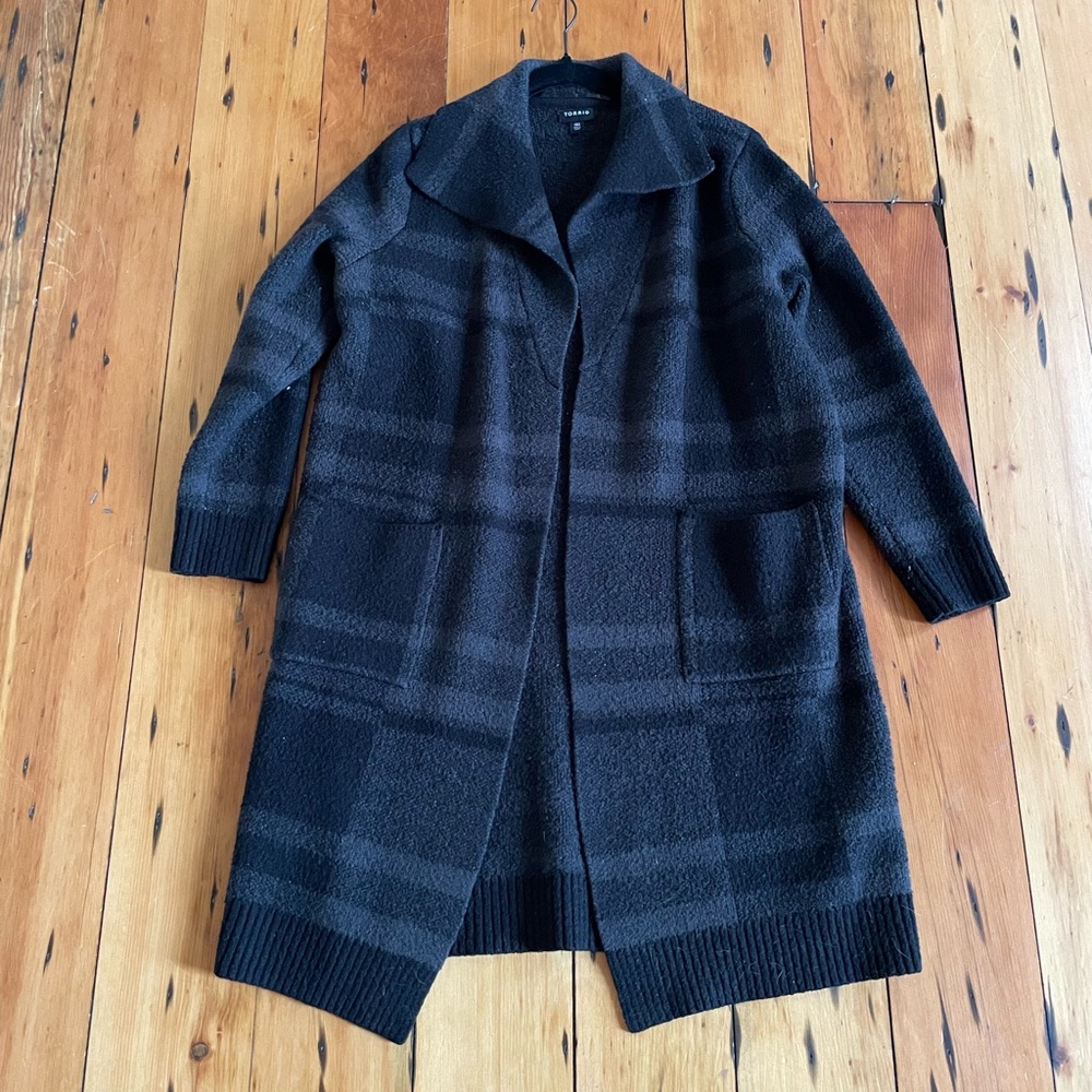 Torrid - Plaid long sweater
